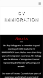 Mobile Screenshot of cvimmigration.com